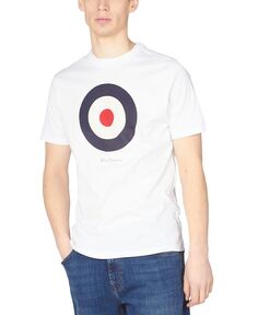 Мужская футболка с короткими рукавами и рисунком Signature Target Ben Sherman, белый