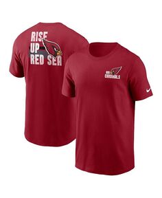 Мужская футболка Cardinal Arizona Cardinals Blitz Essential Nike, красный