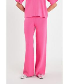 Женские трикотажные брюки English Factory, розовый