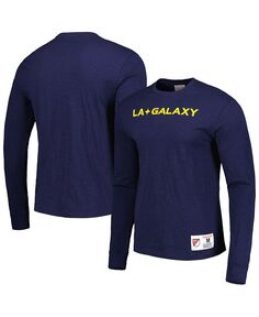 Мужская темно-синяя футболка с длинным рукавом LA Galaxy Legendary Mitchell &amp; Ness, синий