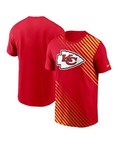 Мужская красная футболка Kansas City Chiefs Yard Line Fashion Asbury Nike, красный