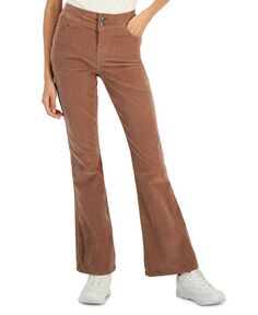 Вельветовые брюки с пышной посадкой и расклешенными штанинами для юниоров с высокой посадкой Celebrity Pink, цвет Chocolate