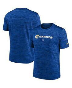 Мужская футболка Royal Los Angeles Rams Velocity Performance Nike, синий