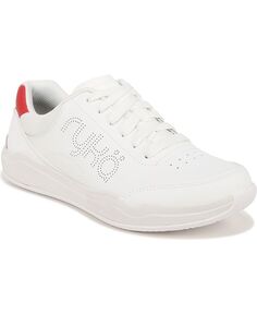 Женские кроссовки для игры в пиклболл Ryka, цвет White/Red Leather