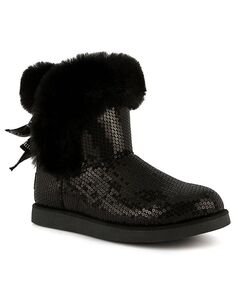 Женские ботинки без застежек King 2 для холодной погоды Juicy Couture, цвет Black Sequins