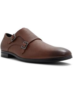 Мужские туфли-монки Benedetto с ремешками ALDO, коричневый