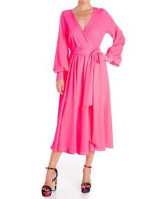 Женское платье миди LilyPad Meghan Los Angeles, розовый