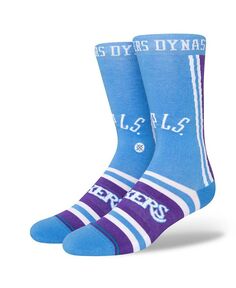Мужские голубые носки для экипажа Los Angeles Lakers 2021/22 City Edition Crew Stance, синий