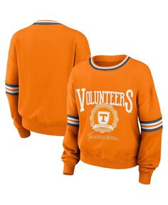 Женский оранжевый рваный пуловер Tennessee Volunteers в винтажном стиле WEAR by Erin Andrews, оранжевый