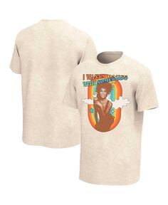 Мужская овсяная футболка Whitney Houston Dance with Somebody Washed Philcos, тан/бежевый