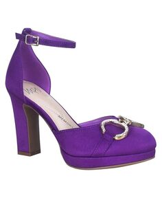 Женские туфли-лодочки Odilie на платформе с орнаментом Impo, фиолетовый