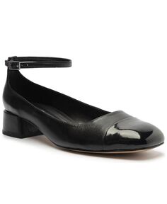 Женские туфли Chloe на низком блочном каблуке Arezzo, черный