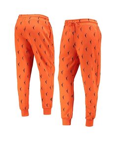 Женские оранжевые джоггеры с принтом WNBA по всей поверхности The Wild Collective, оранжевый