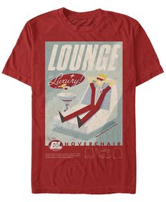 Мужская футболка с коротким рукавом и плакатом Lounge Crew Fifth Sun, красный