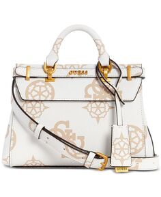Маленькая сумка-портфель Sestri с логотипом GUESS, белый