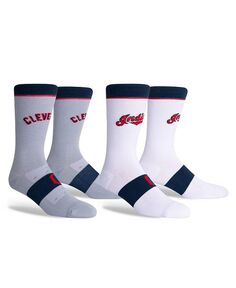 Набор из двух мужских носков для домашней и выездной формы Cleveland Guardians Crew Crew PKWY, мультиколор
