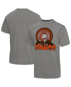 Мужская графитовая футболка Cleveland Browns Wonderland Infinity Vibe Junk Food, цвет Graphite