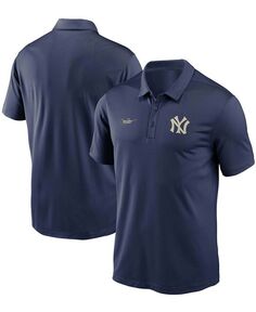 Мужская темно-синяя рубашка-поло с логотипом New York Yankees Cooperstown Collection Franchise Performance Nike, синий