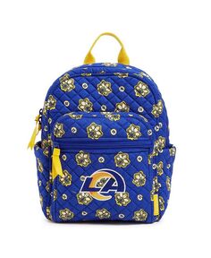 Маленький рюкзак Los Angeles Rams для мужчин и женщин Vera Bradley, синий