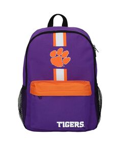 Мужской и женский рюкзак в полоску Clemson Tigers 2021 Team FOCO, фиолетовый