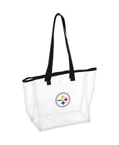 Женская прозрачная сумка-тоут Pittsburgh Steelers Stadium Logo Brands, черный