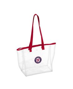 Женская прозрачная сумка-тоут для стадиона Washington Nationals Stadium Logo Brands, красный
