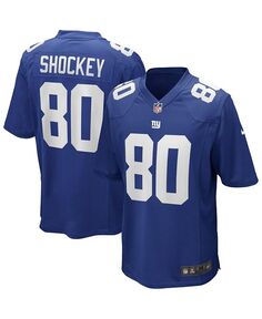 Мужская майка игрока пенсионера Jeremy Shockey Royal New York Giants Game Nike, синий