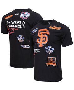 Мужская черная футболка San Francisco Giants Championship Pro Standard, черный
