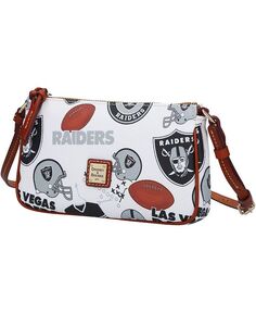 Женская сумка через плечо Las Vegas Raiders Gameday Lexi с небольшим футляром для монет Dooney &amp; Bourke, мультиколор