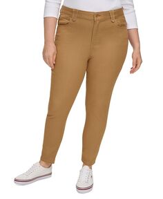 Сатиновые джинсы Waverly больших размеров Tommy Hilfiger, коричневый