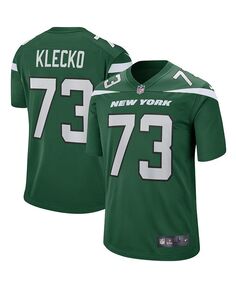 Мужская майка игрока пенсионера Джо Клеко Gotham Green New York Jets Game Nike, зеленый