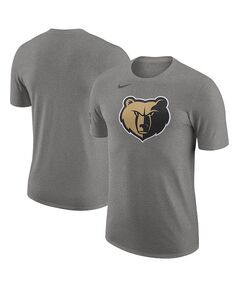 Мужская темно-серая футболка Memphis Grizzlies 2023/24 City Edition Essential Warmup Nike, серый