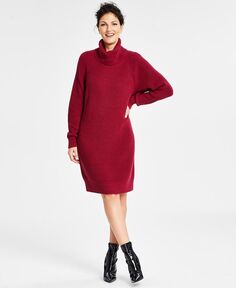 Женское платье-свитер с высоким воротником I.N.C. International Concepts, фиолетовый