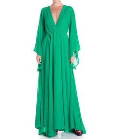 Женское платье макси закат Meghan Los Angeles, зеленый
