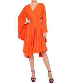 Женское платье заката Meghan Los Angeles, цвет Flame