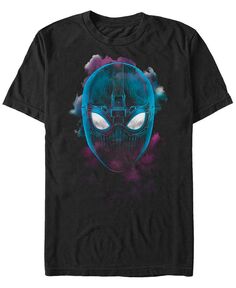 Мужской костюм-невидимка «Человек-паук вдали от дома» Marvel, футболка с коротким рукавом и большим лицом Fifth Sun, черный