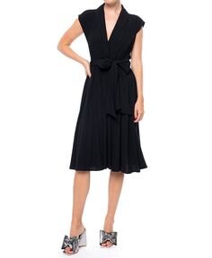 Женское платье миди из жимолости Meghan Los Angeles, черный