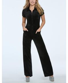 Женский комбинезон-карго с широкими штанинами Juicy Couture, черный