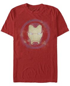 Мужская футболка с короткими рукавами и логотипом Iron Man Fifth Sun, красный