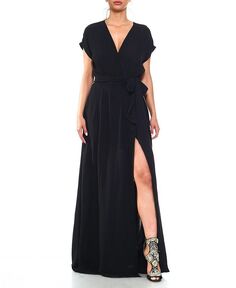 Женское платье макси Jasmine Meghan Los Angeles, цвет Black