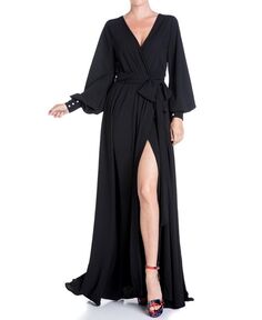 Женское платье макси Venus Meghan Los Angeles, черный