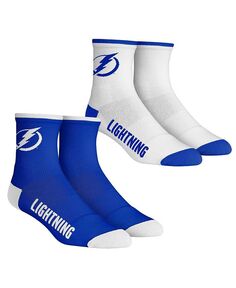 Мужские носки Tampa Bay Lightning Core Team, комплект из 2 носков длиной четверть длины Rock &apos;Em, мультиколор