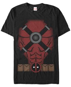 Мужской костюм Дэдпула Marvel, футболка с короткими рукавами Fifth Sun, черный
