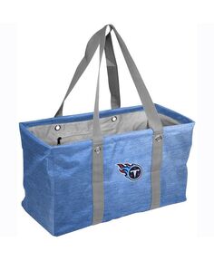 Женская большая сумка-тоут Tennessee Titans Crosshatch для пикника Caddy Logo Brands, синий