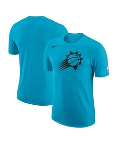 Мужская бирюзовая футболка с логотипом Phoenix Suns 2022/23 City Edition Essential Logo Performance Nike, синий