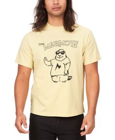 Мужская футболка с короткими рукавами и рисунком The Marmots Living Ink, тан/бежевый