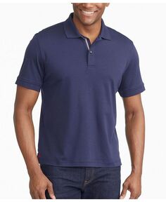 Мужская футболка-поло без морщин Damaschino UNTUCKit, синий