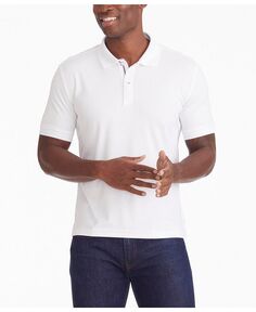 Мужская футболка-поло без морщин Damaschino UNTUCKit, белый