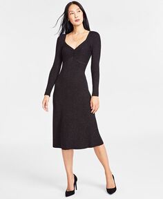 Женское платье-свитер для всей семьи I.N.C. International Concepts, черный
