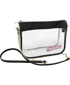 Женская прозрачная сумка через плечо Alabama Crimson Tide Hype Stadium Logo Brands, белый